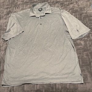 Men's FootJoy Gray Golf Shirt